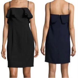 Karl Lagerfeld Paris “Little Black Dress” with Ruffle Front Dress 6 EUC